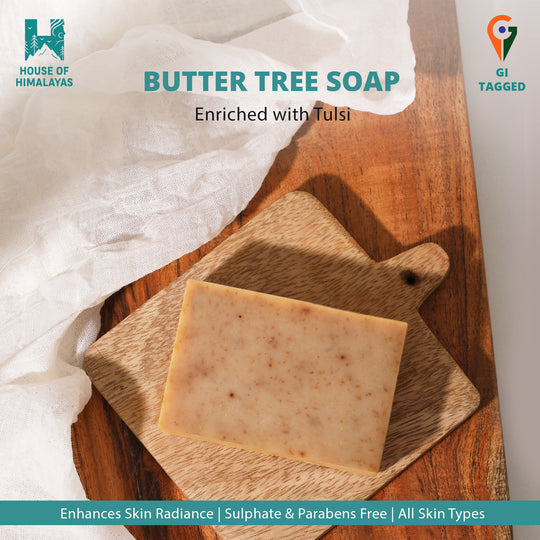 Himalayan Butter Tree Soap (Chyura Soap) - Tulsi