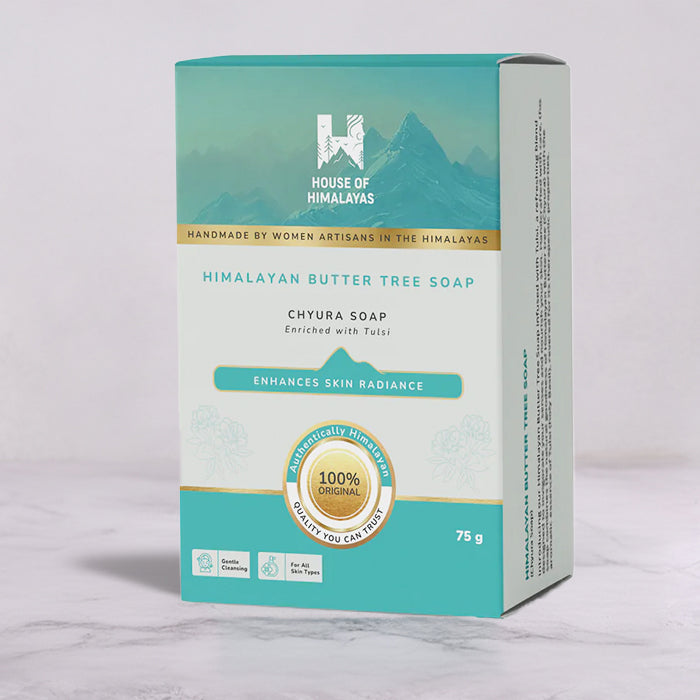 Himalayan Butter Tree Soap (Chyura Soap) - Tulsi