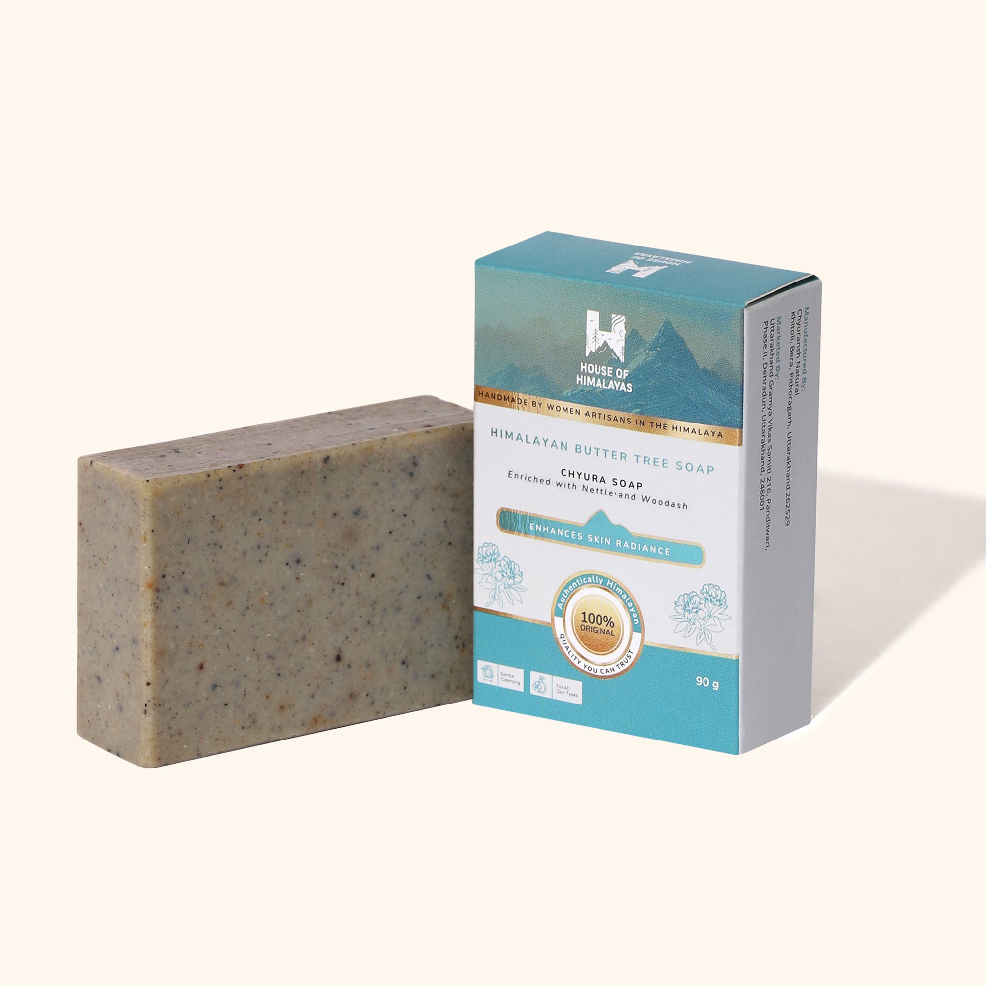 Himalayan Butter Tree Soap (Chyura Soap) - Nettle & Woodash