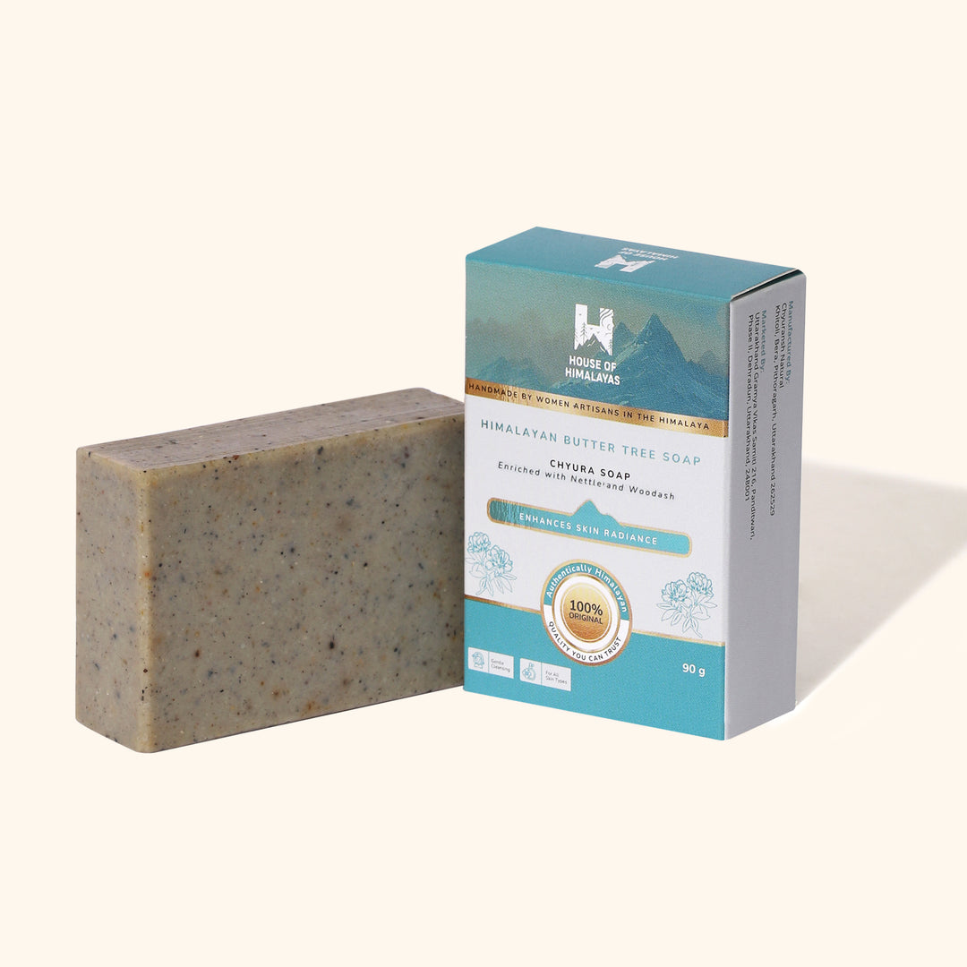 Himalayan Butter Tree Soap (Chyura Soap) - Nettle & Woodash