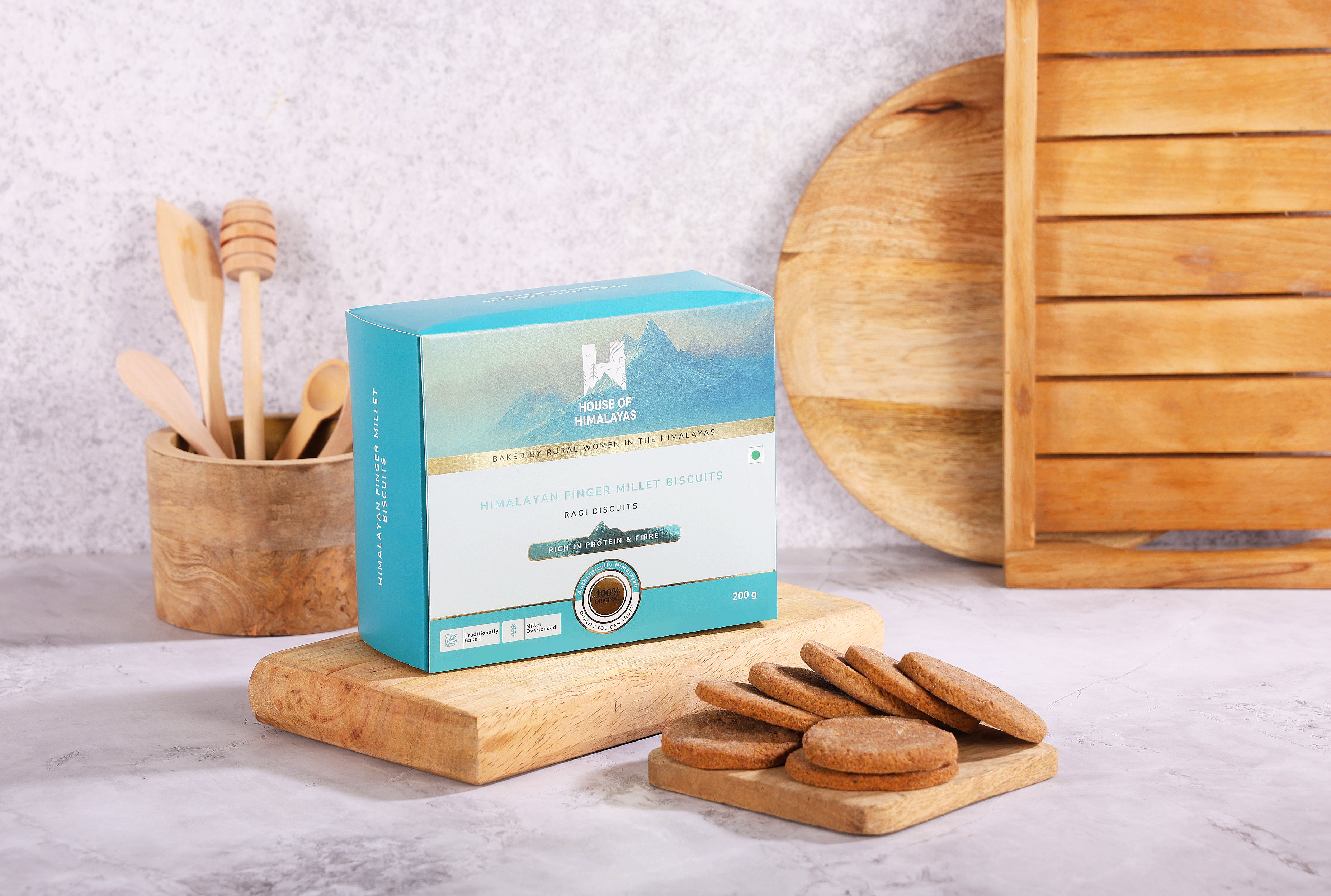 Himalayan Finger Millet Biscuits (Ragi Biscuits)
