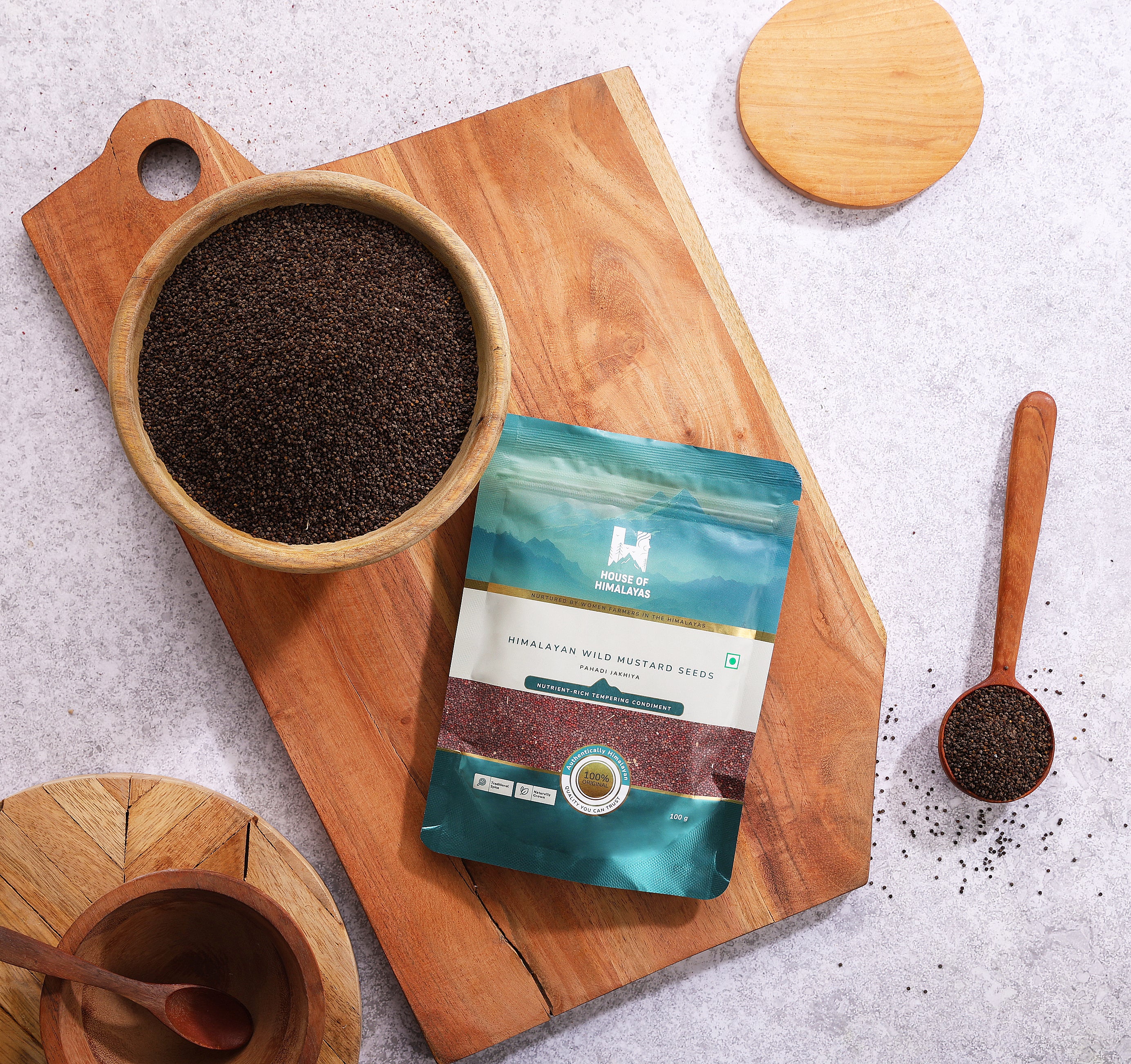 Himalayan Wild Mustard Seeds (Pahadi Jakhiya)