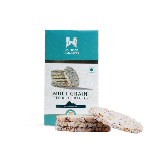 Himalayan Multigrain Red Rice Crackers