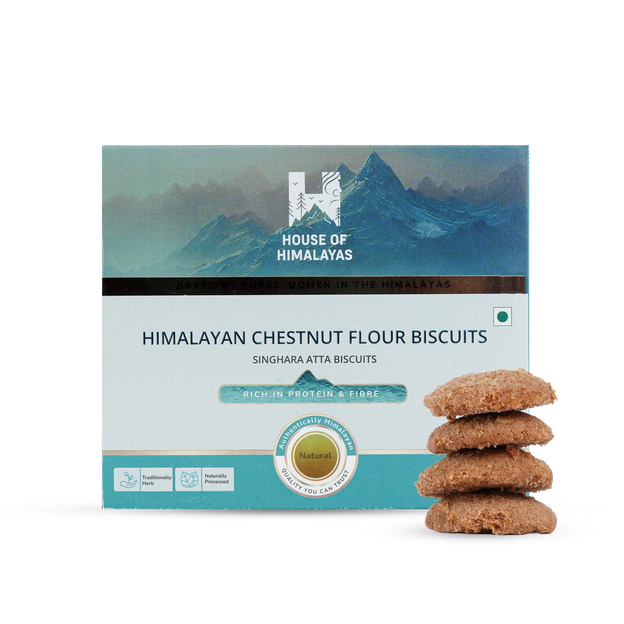 Himalayan Singhara Atta Biscuits