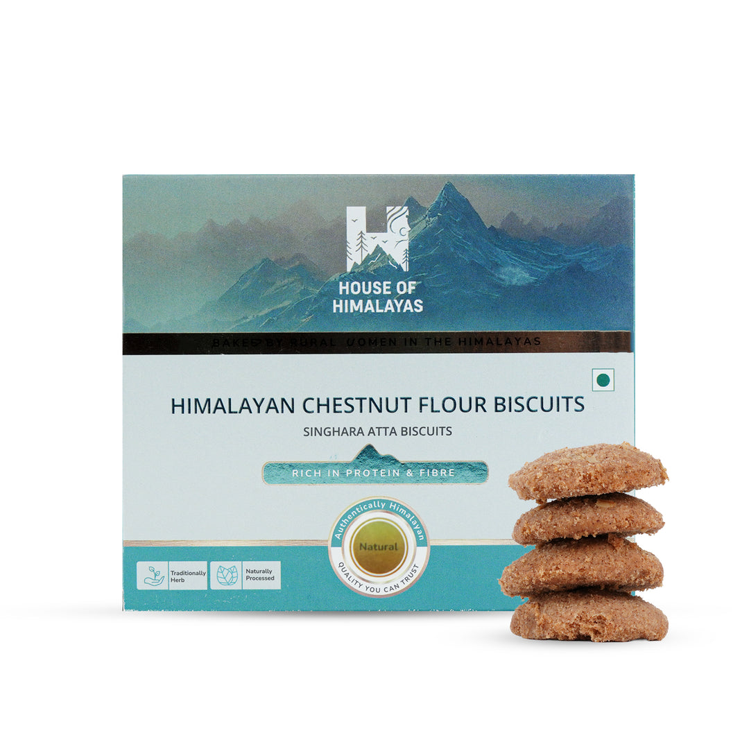 Himalayan Singhara Atta Biscuits