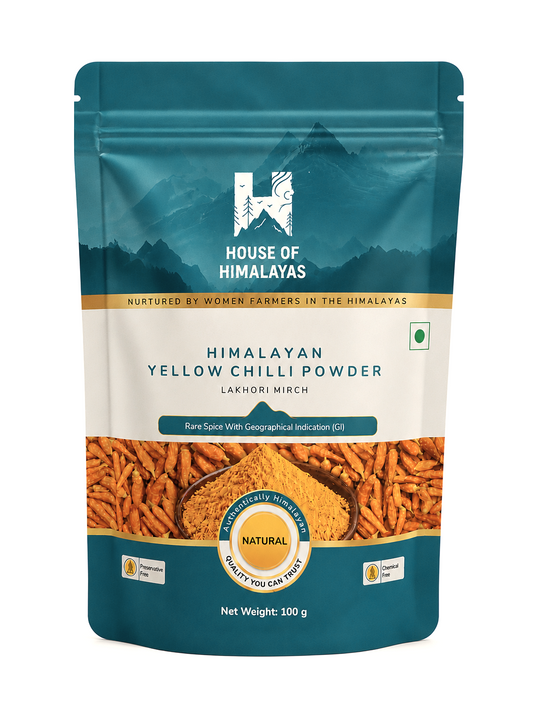 Himalayan Yellow Chilli Powder (Lakhori Mirch)
