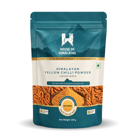 Himalayan Yellow Chilli Powder (Lakhori Mirch)
