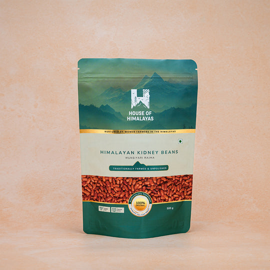 Himalayan Munsiyari Rajma - Creamy White Heirloom Kidney Beans  (Unpolished, GI Product of Uttarakhand)