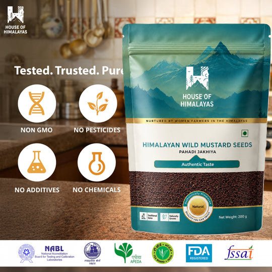 Himalayan Wild Mustard Seeds (Pahadi Jakhiya)