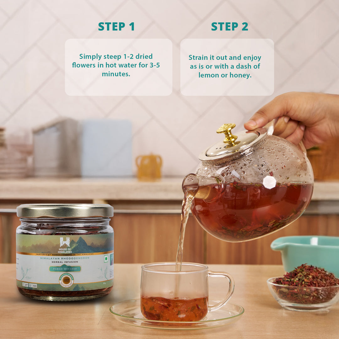 Himalayan Rhododendron Herbal Infusion (Buransh)