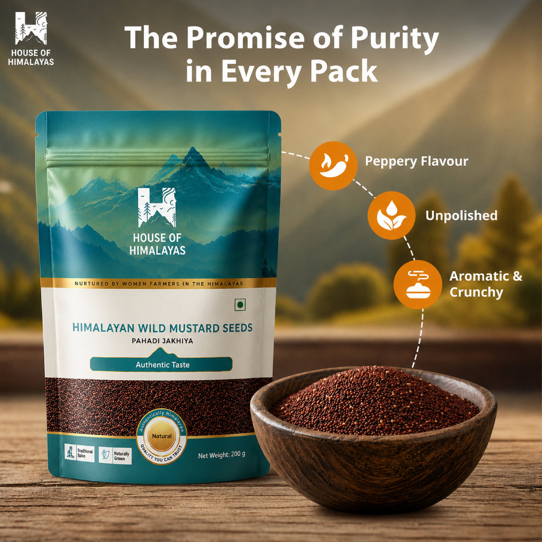 Himalayan Wild Mustard Seeds (Pahadi Jakhiya)