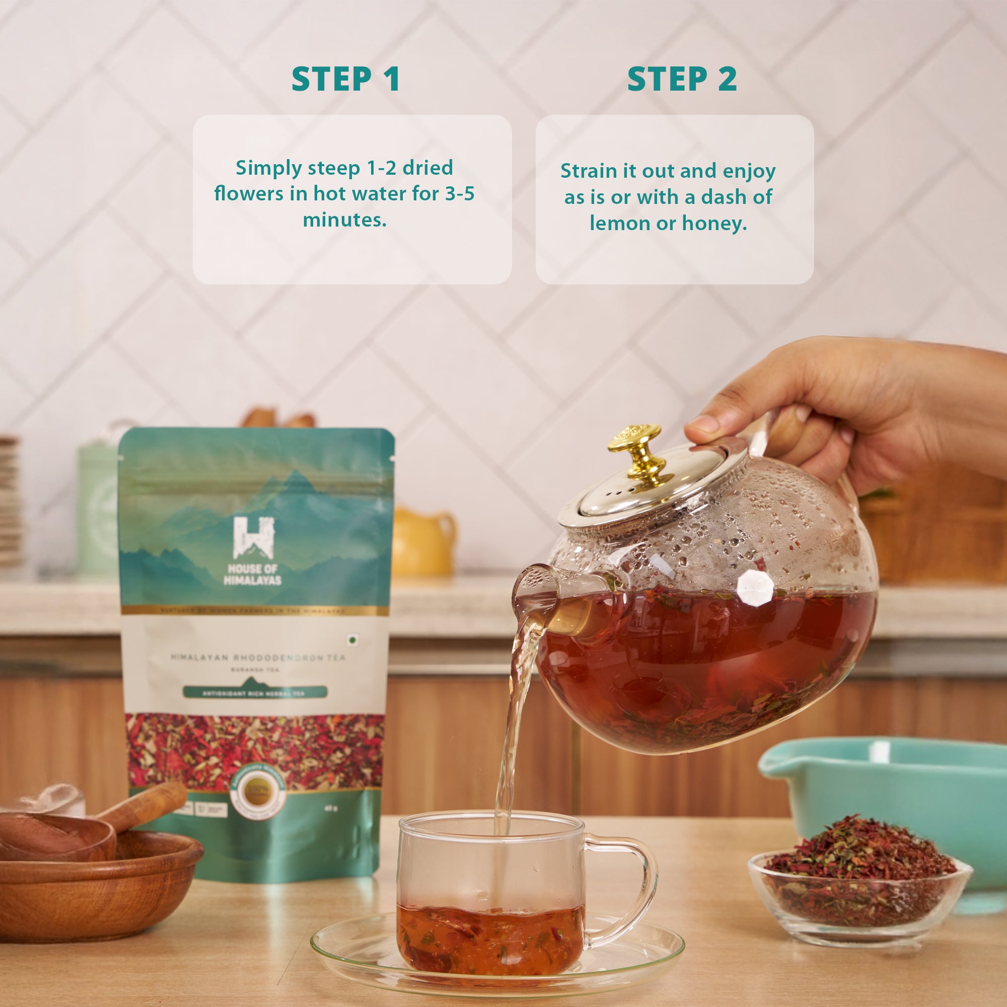 Himalayan Rhododendron Herbal Infusion (Buransh)