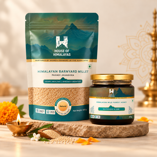 Himalayan Barnyard Millet (Jhangora) + Wild Forest Honey Combo
