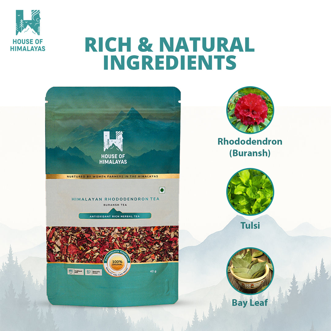 Himalayan Rhododendron Herbal Infusion (Buransh)