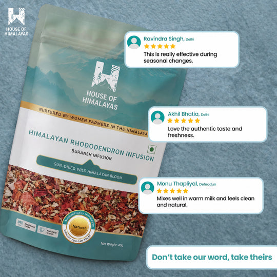 Himalayan Rhododendron Herbal Infusion (Buransh)