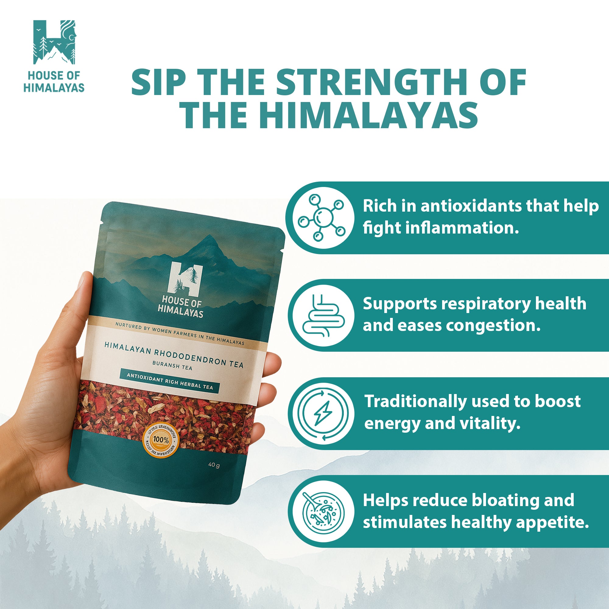 Himalayan Rhododendron Herbal Infusion (Buransh)