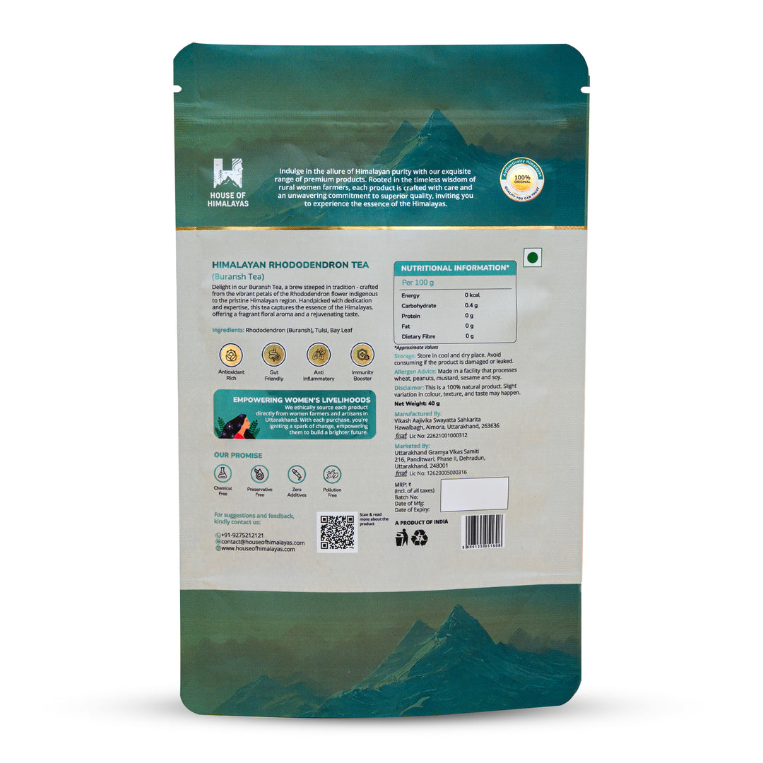 Himalayan Rhododendron Herbal Infusion (Buransh)