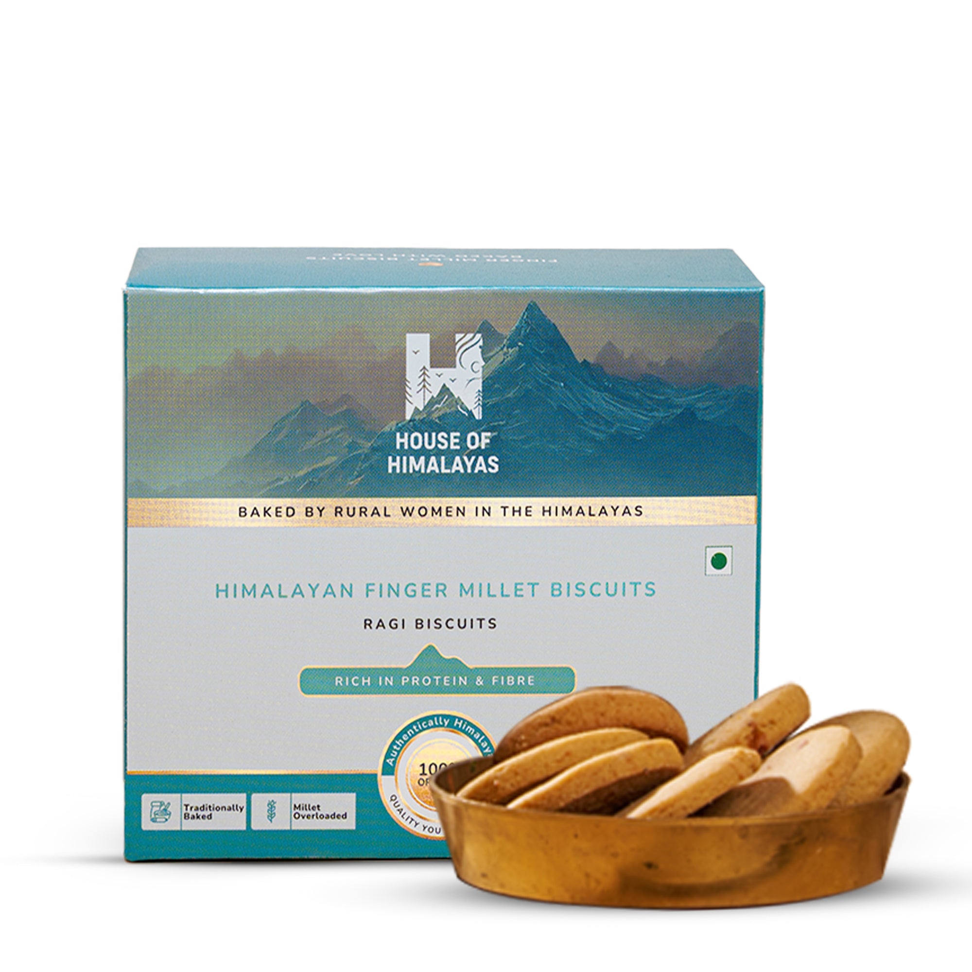 Himalayan Finger Millet Biscuits (Ragi Biscuits)