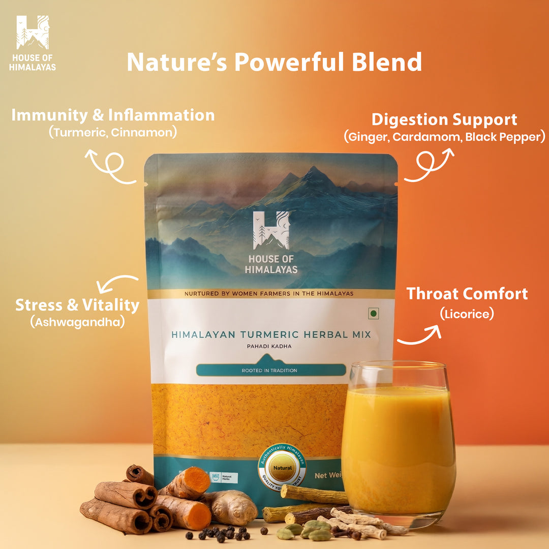Himalayan Turmeric Herbal Mix (Pahadi Kadha)