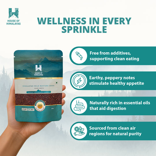 Himalayan Wild Mustard Seeds (Pahadi Jakhiya)