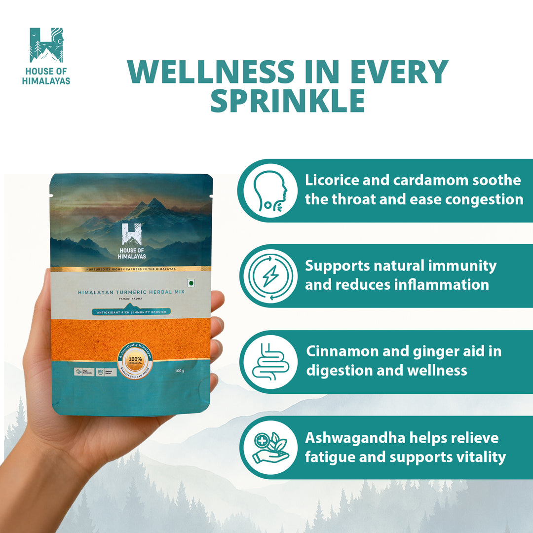Himalayan Turmeric Herbal Mix (Pahadi Kadha)