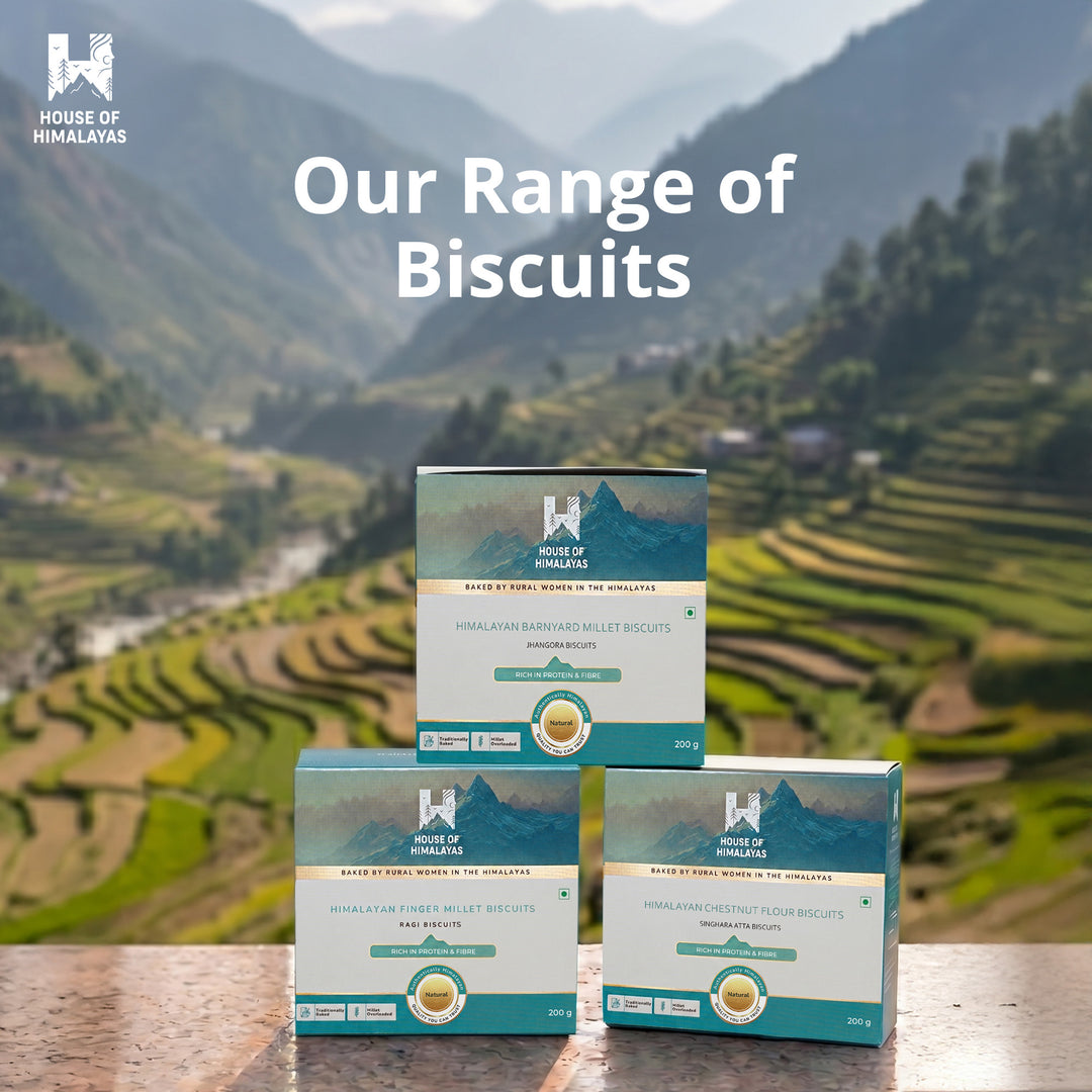 Himalayan Finger Millet Biscuits (Ragi Biscuits)