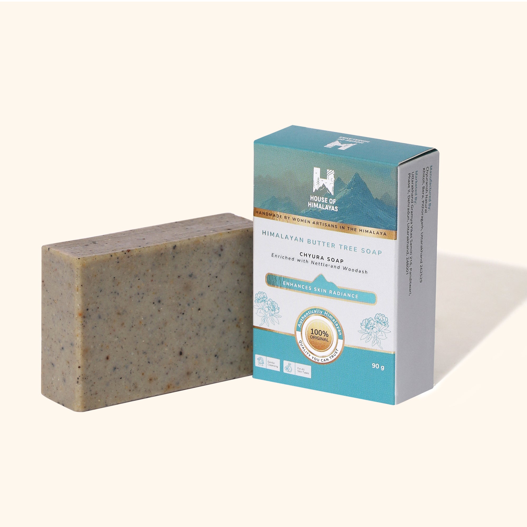 Himalayan Butter Tree Soap (Chyura Soap) - Nettle & Woodash