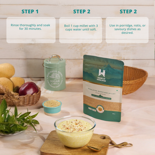 Himalayan Barnyard Millet (Pahadi Jhangora)