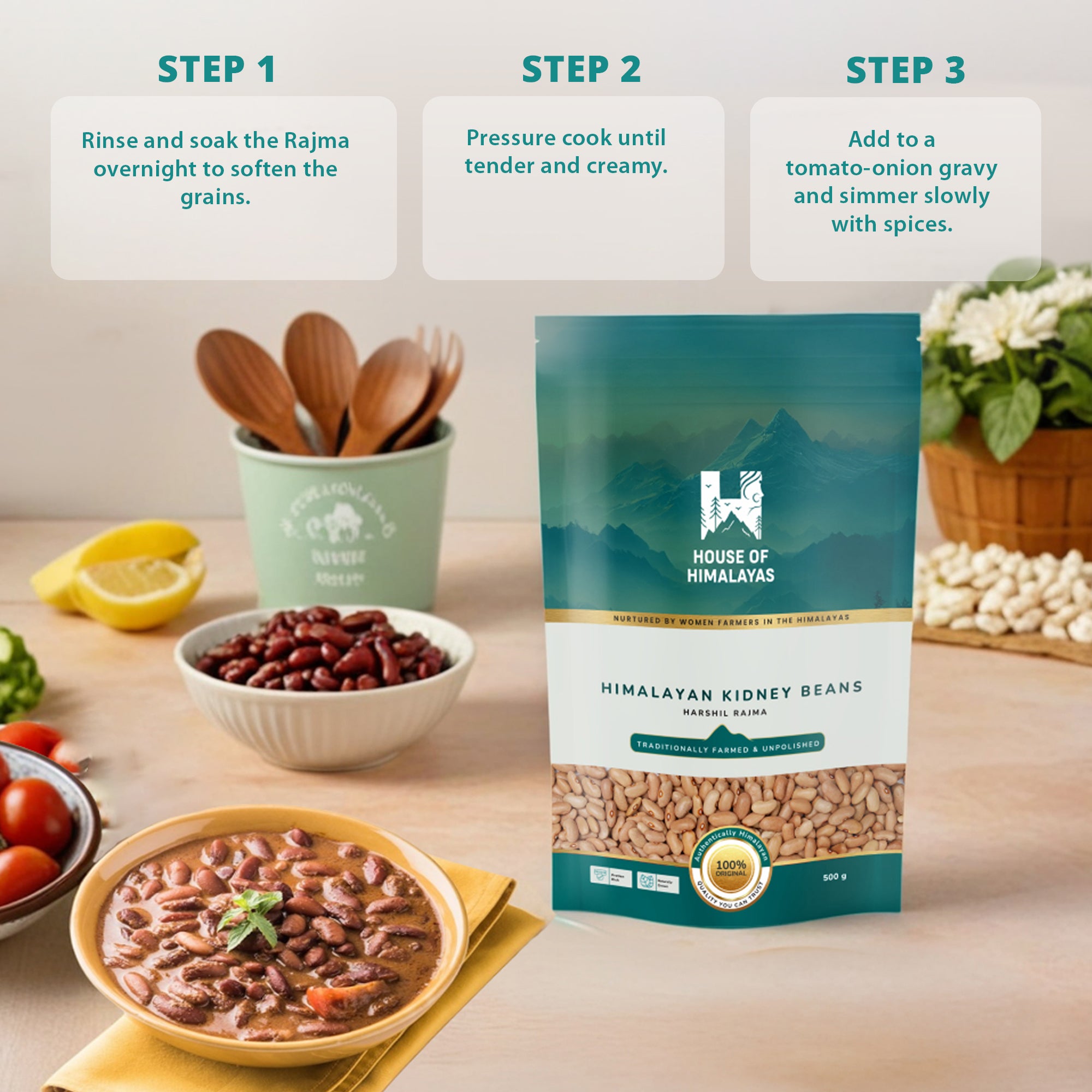 Himalayan Kidney Beans (Harshil Rajma)