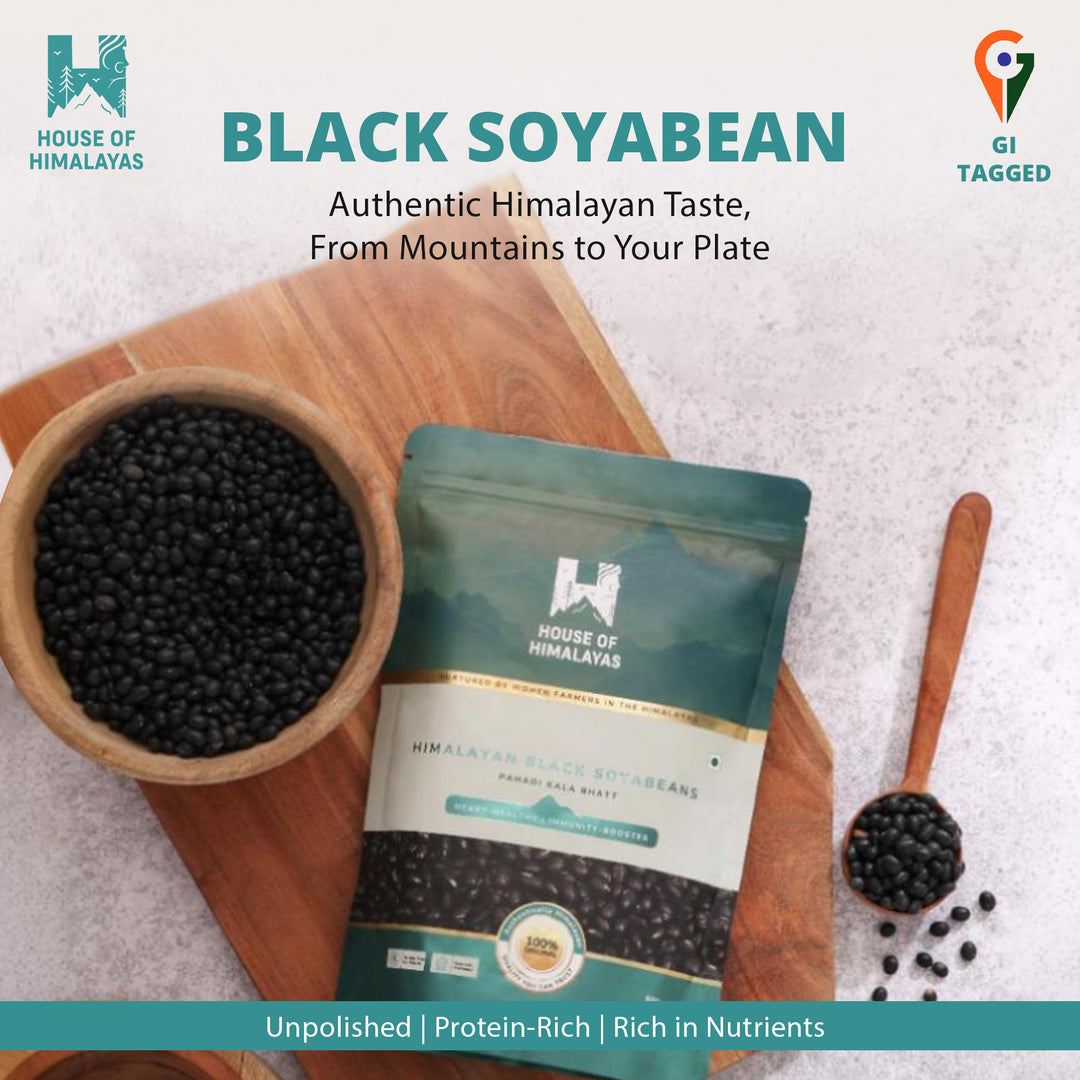Himalayan Black Soyabeans (Pahadi Kala Bhatt)