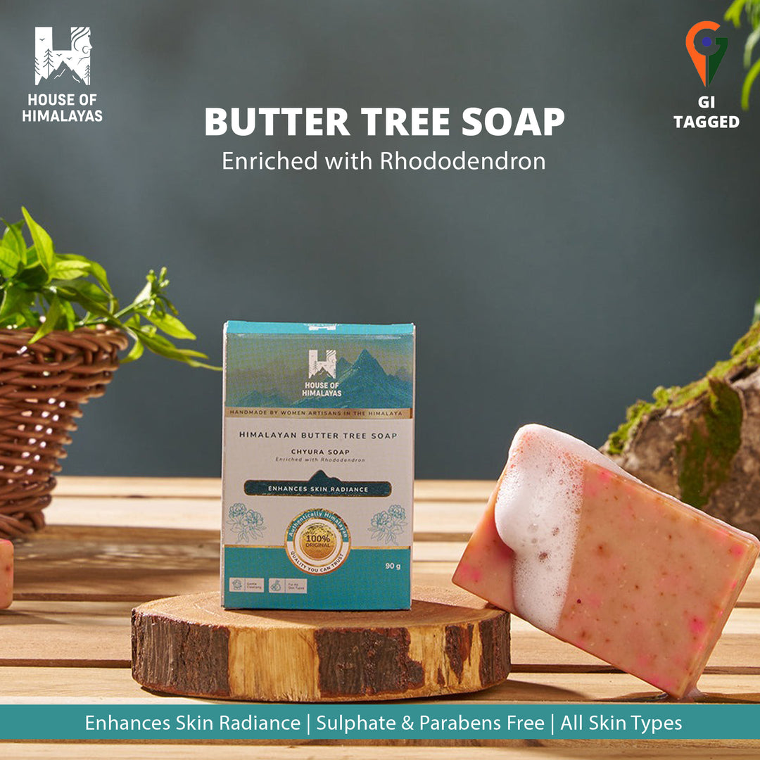 Himalayan Butter Tree Soap (Chyura Soap) - Rhododendron