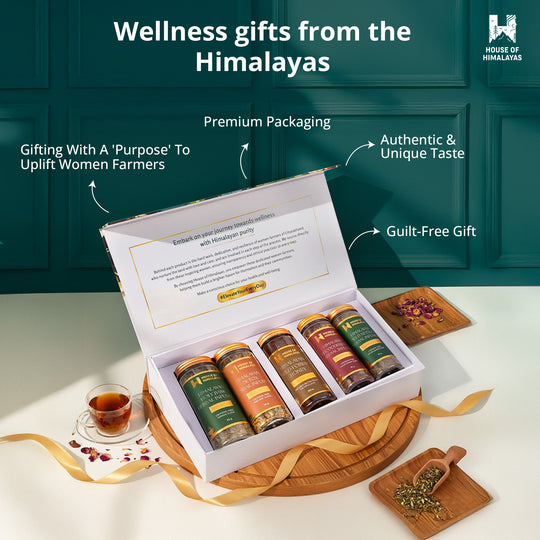 Himalayan Assorted Herbal Infusions & Honey Collection