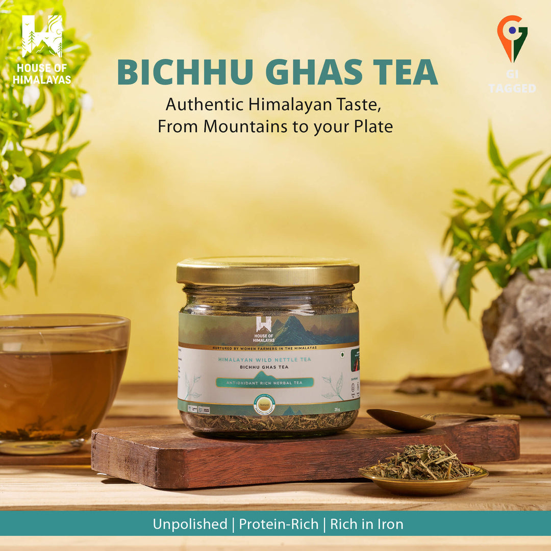 Himalayan Wild Nettle Herbal Infusion (Bichhu Ghas)