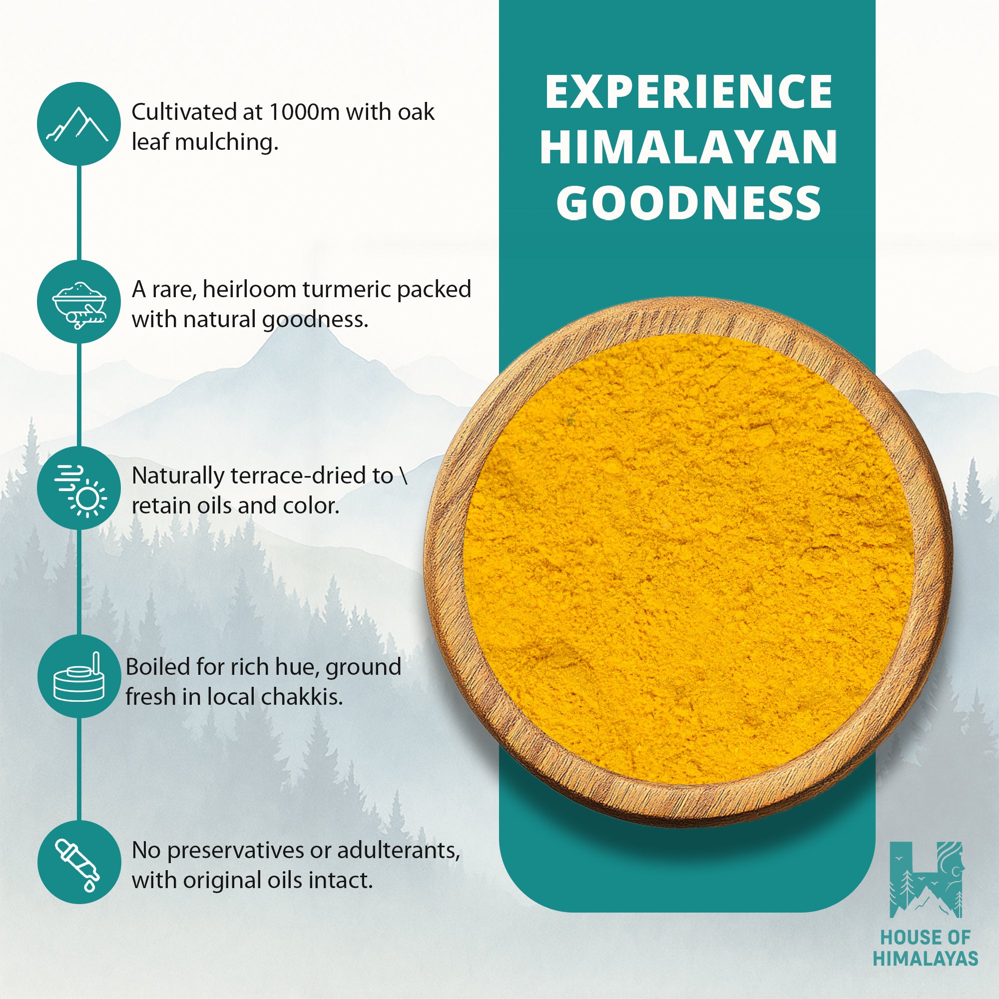 Himalayan Turmeric Powder (Pahadi Haldi)