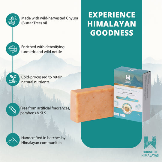 Himalayan Butter Tree Soap (Chyura Soap) - Turmeric