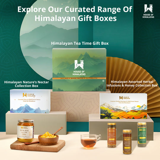 Himalayan Assorted Herbal Infusions & Honey Collection