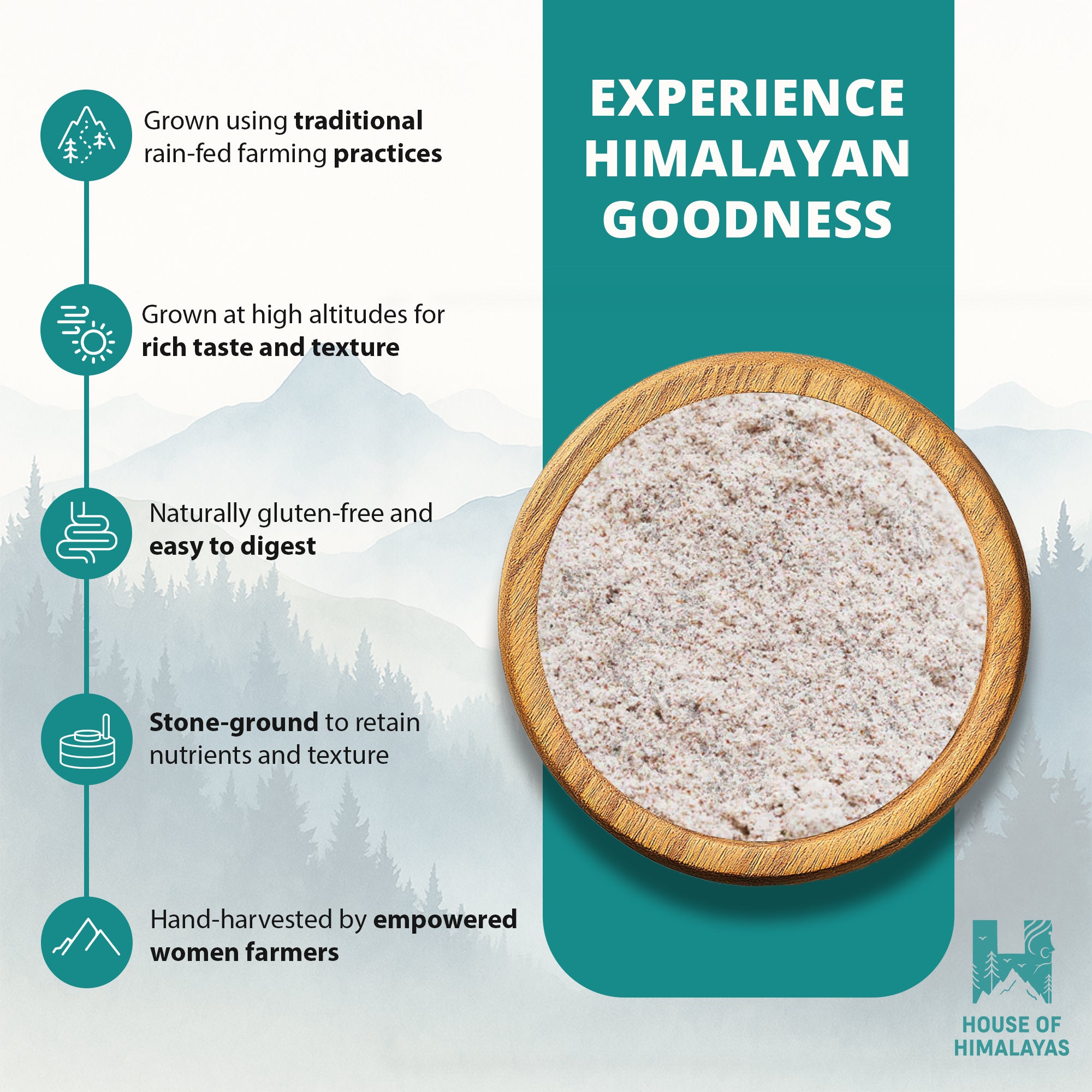 Himalayan Finger Millet Flour (Ragi Atta)