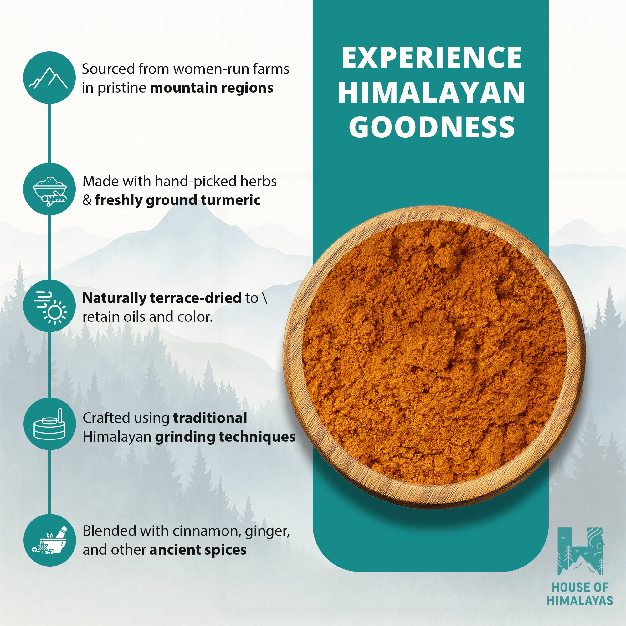 Himalayan Turmeric Herbal Mix (Pahadi Kadha)