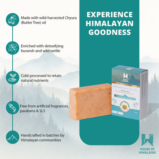 Himalayan Butter Tree Soap (Chyura Soap) - Rhododendron