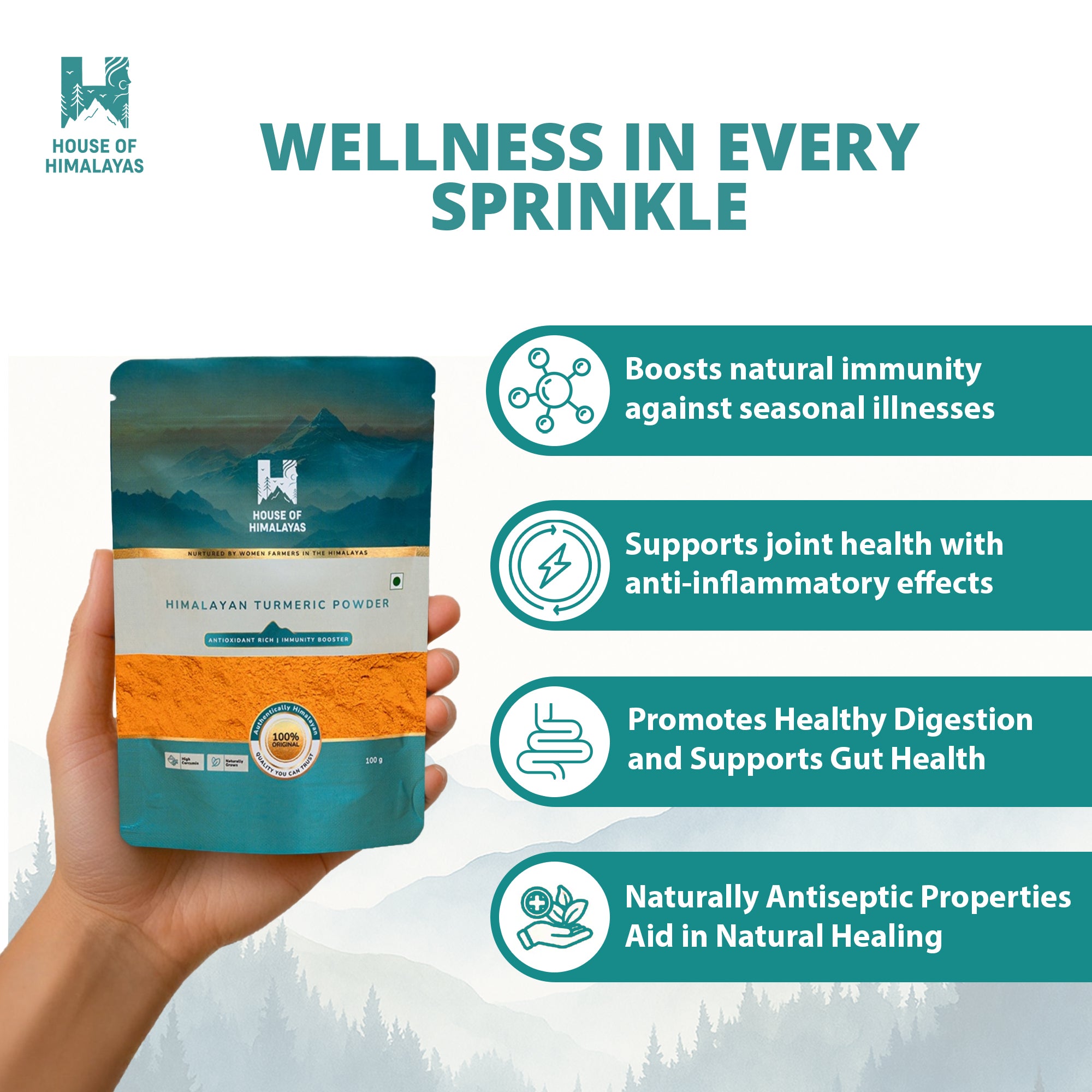 Himalayan Turmeric Powder (Pahadi Haldi)