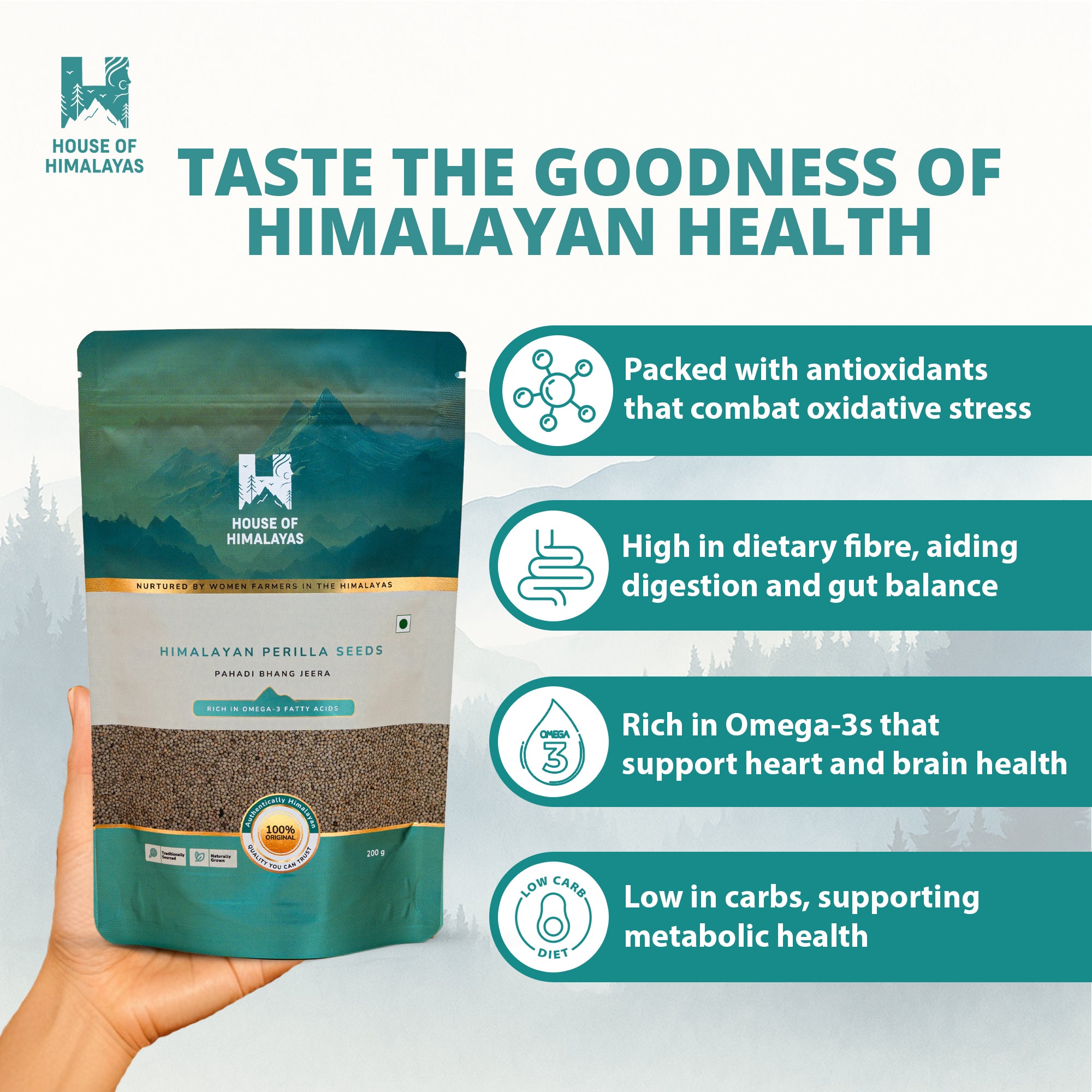 Himalayan Perilla Seeds (Pahadi Bhang Jeera)