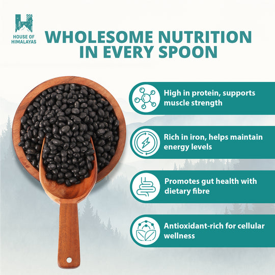 Himalayan Black Soyabeans (Pahadi Kala Bhatt)