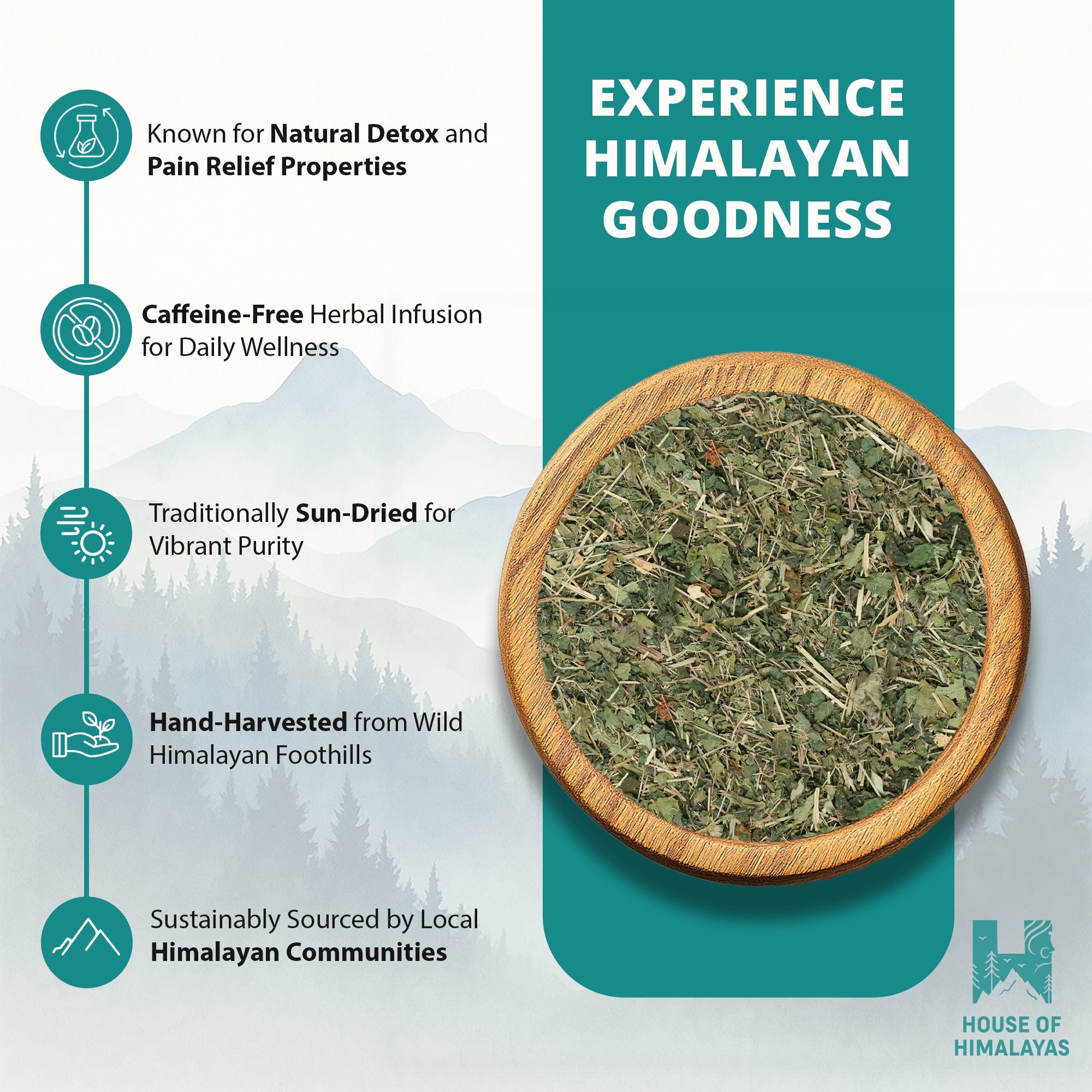 Himalayan Wild Nettle Herbal Infusion (Bichhu Ghas)