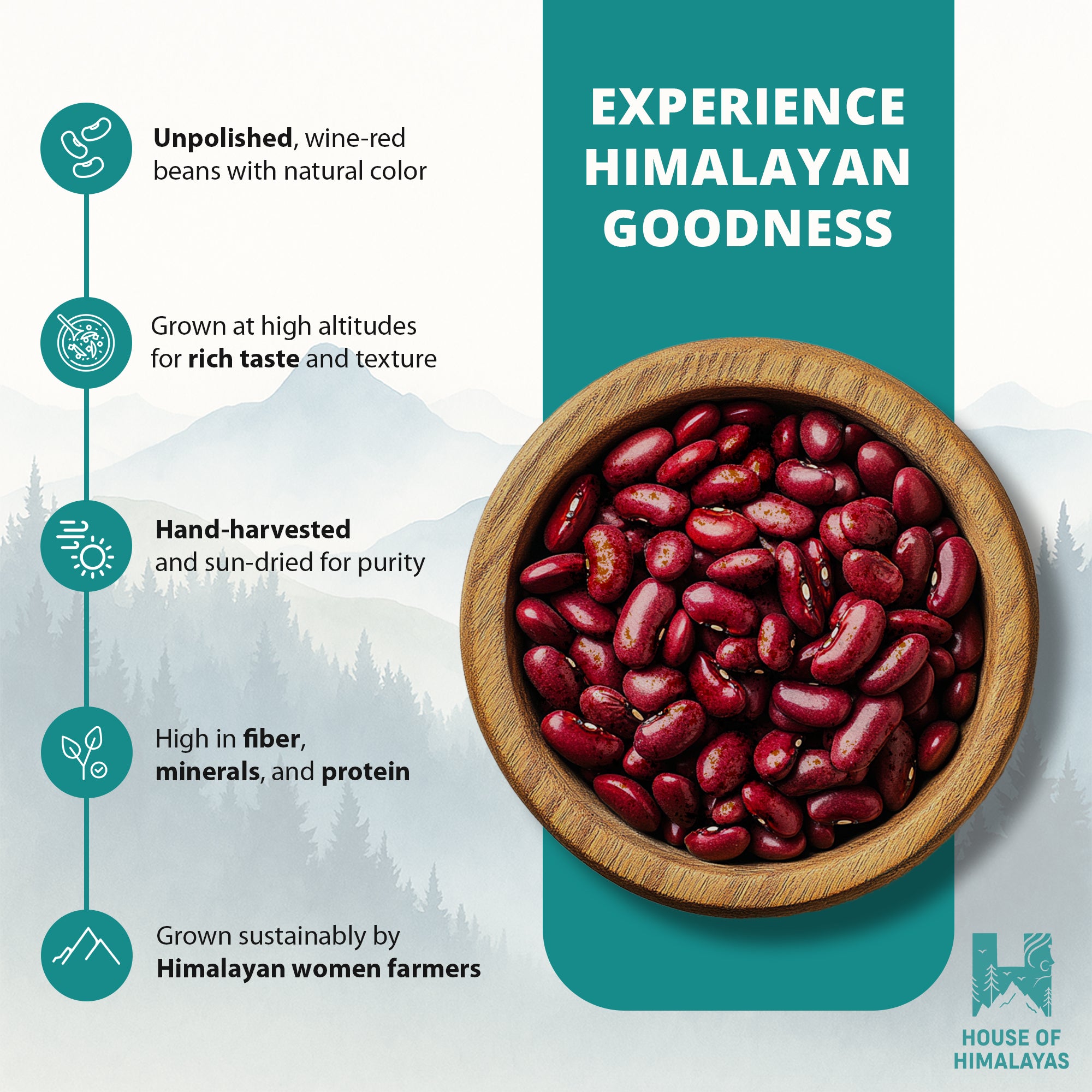 Himalayan Kidney Beans (Chakrata Rajma)