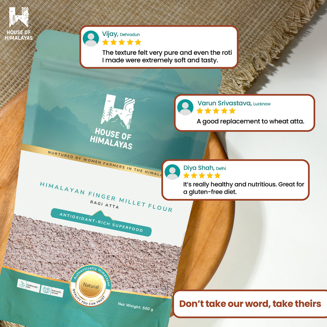 Himalayan Finger Millet Flour (Ragi Atta)