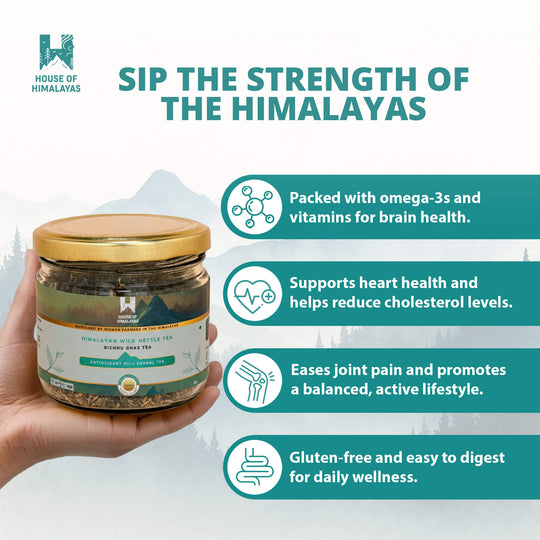 Himalayan Wild Nettle Herbal Infusion (Bichhu Ghas)
