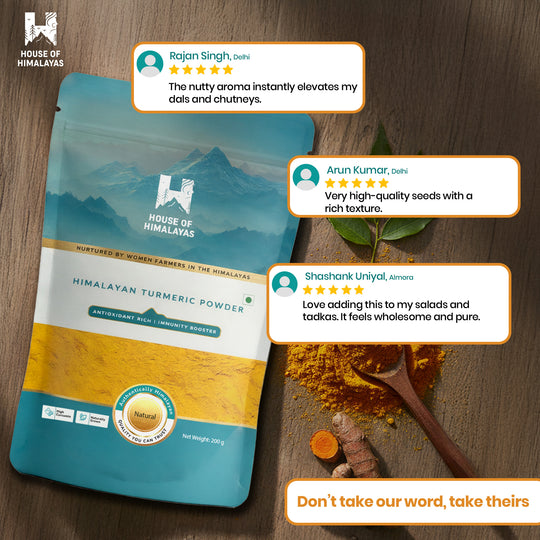 Himalayan Turmeric Powder (Pahadi Haldi)