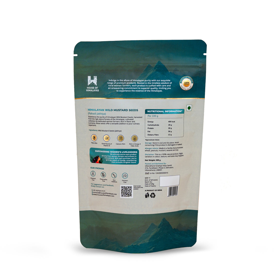 Himalayan Wild Mustard Seeds (Pahadi Jakhiya)