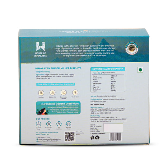 Himalayan Finger Millet Biscuits (Ragi Biscuits)