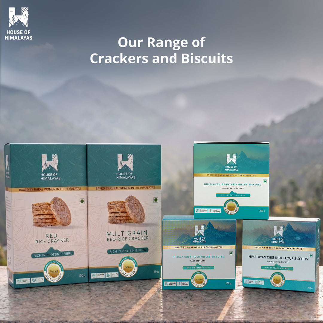 Himalayan Red Rice Crackers